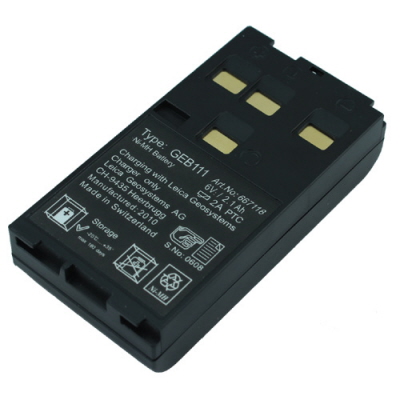 Batterie 3600mAh type GEB111 GEB112 BT10 Pour Leica TCR405, TCR407